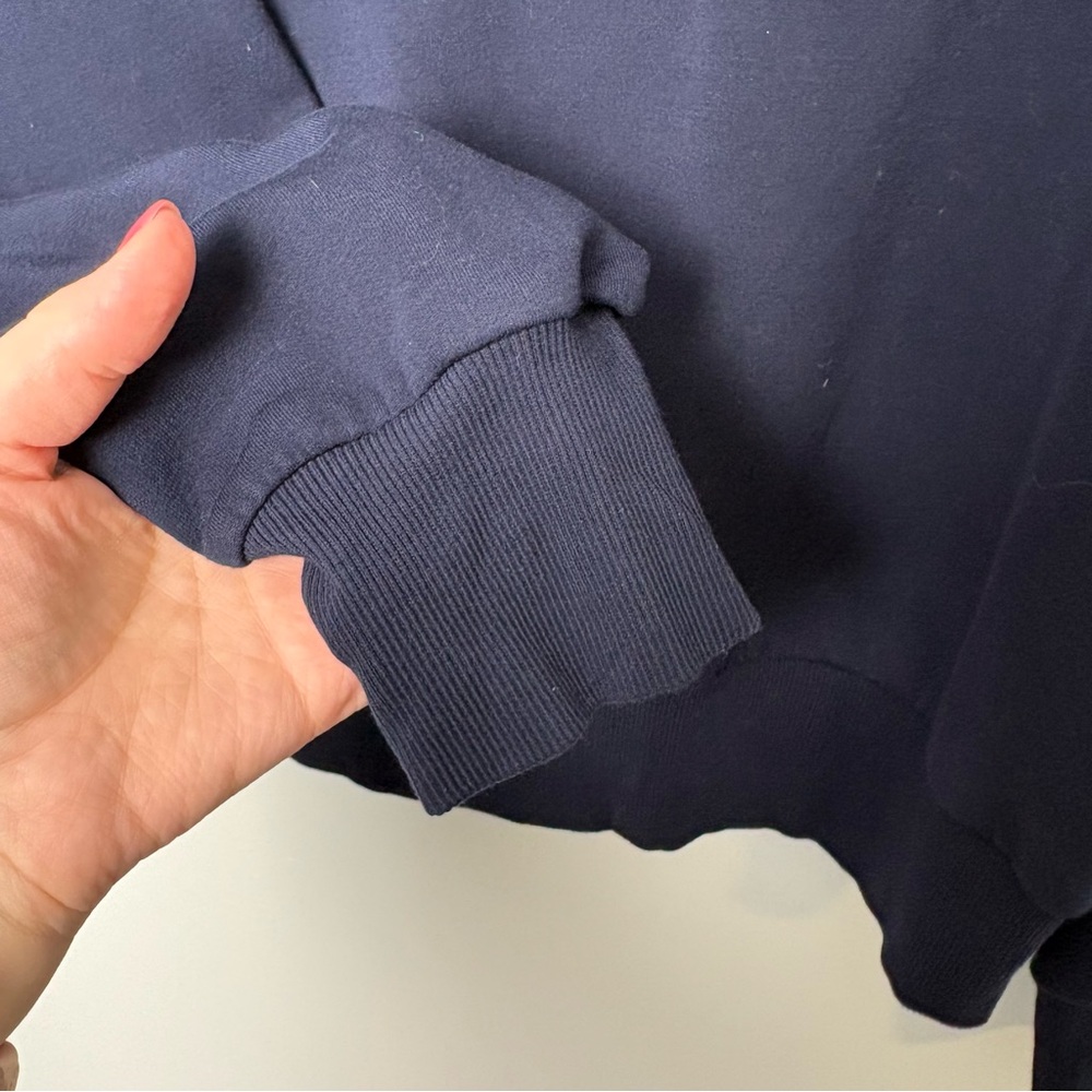 Catherine Half-Zip Sweater Pullover in Navy - Picture 7 of 10